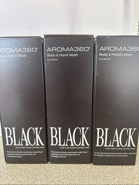 AROMA360 BLACK Body & Hand Wash